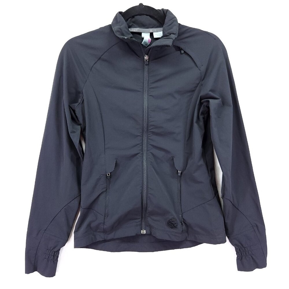 Stio Full Zip Jacket Womens XS Zip Pockets Hiking Unlined Lightweight Black